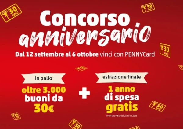 Concorso Anniversario Penny Market